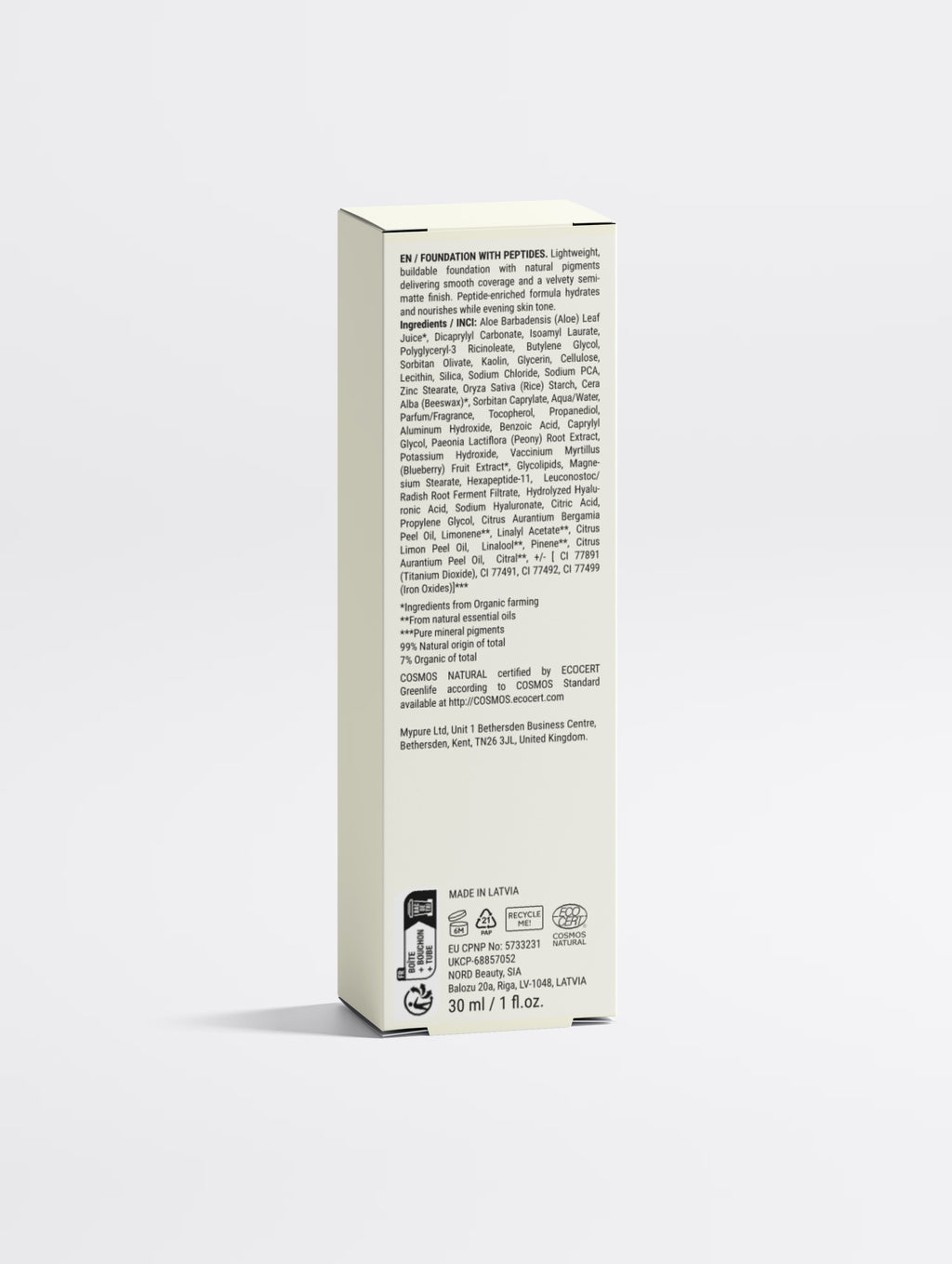 Foundation with Peptides, 15 Light Cool