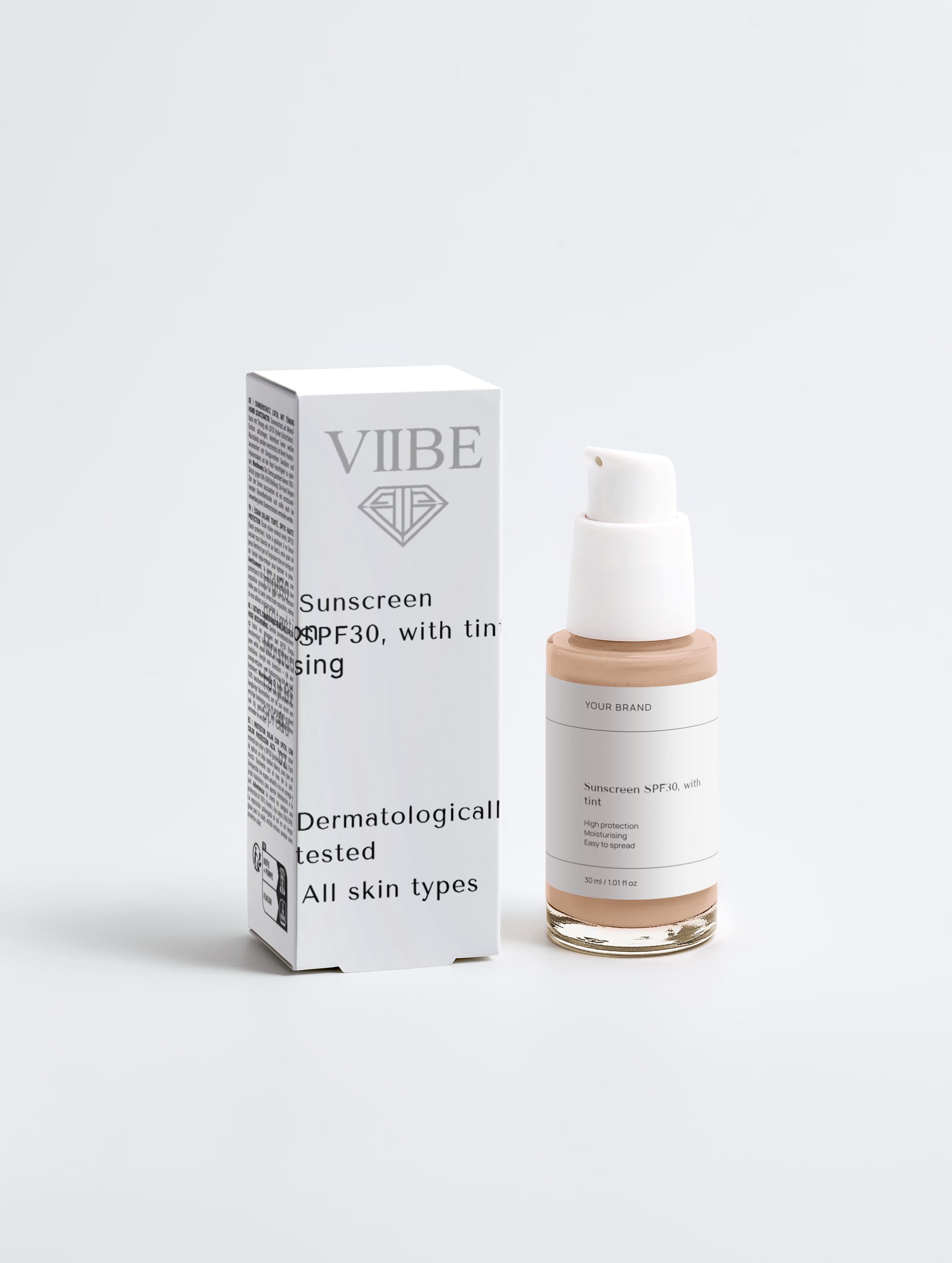 Sunscreen SPF30, with tint