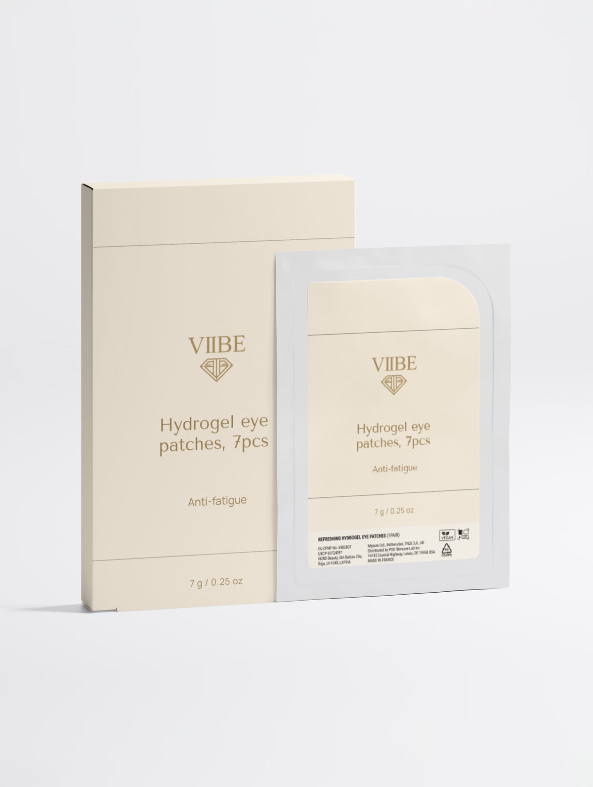Hydrogel eye patches, 7pcs – Anti-fatigue