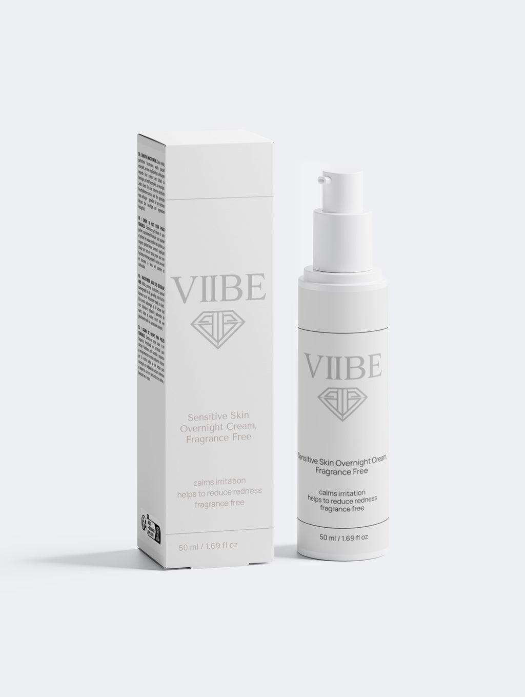 Sensitive Skin Overnight Cream, Fragrance Free