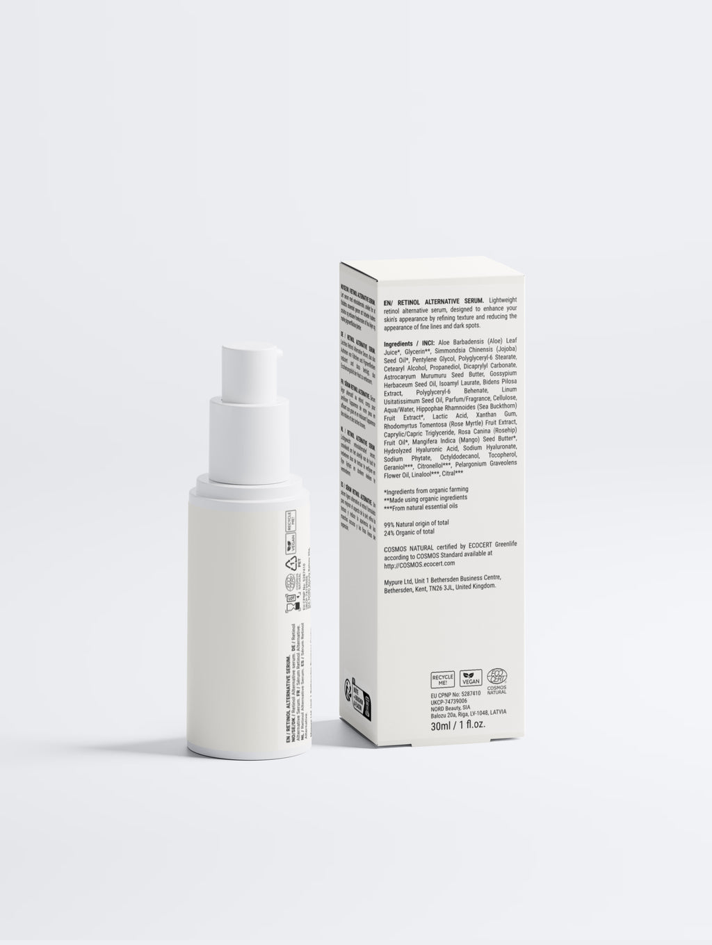 Serum med retinol-alternativ
